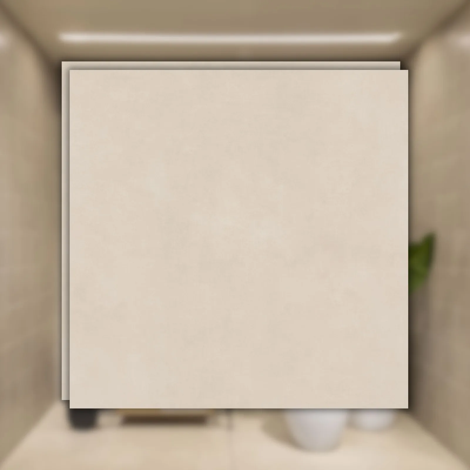 Porcelanato Bege Acetinado 120x120 Eliane Munari Marfim RET "A"