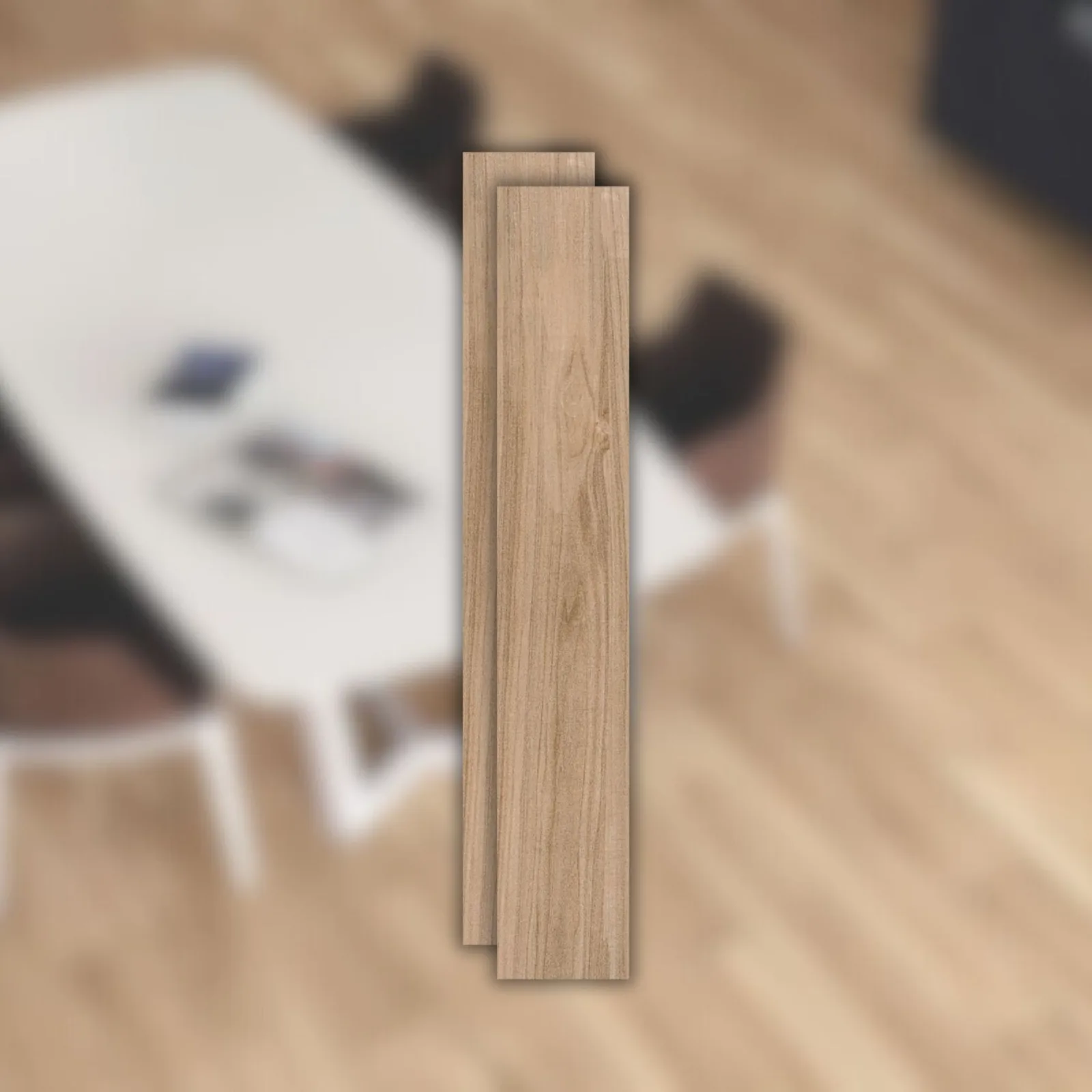 Porcelanato Bege Acetinado 20x120 Portinari Abitare RET "C"