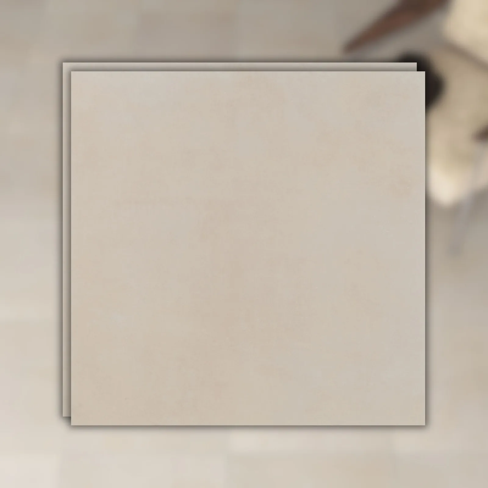 Porcelanato Bege Acetinado 45x45 Eliane Habitat Marfim Bold "A"