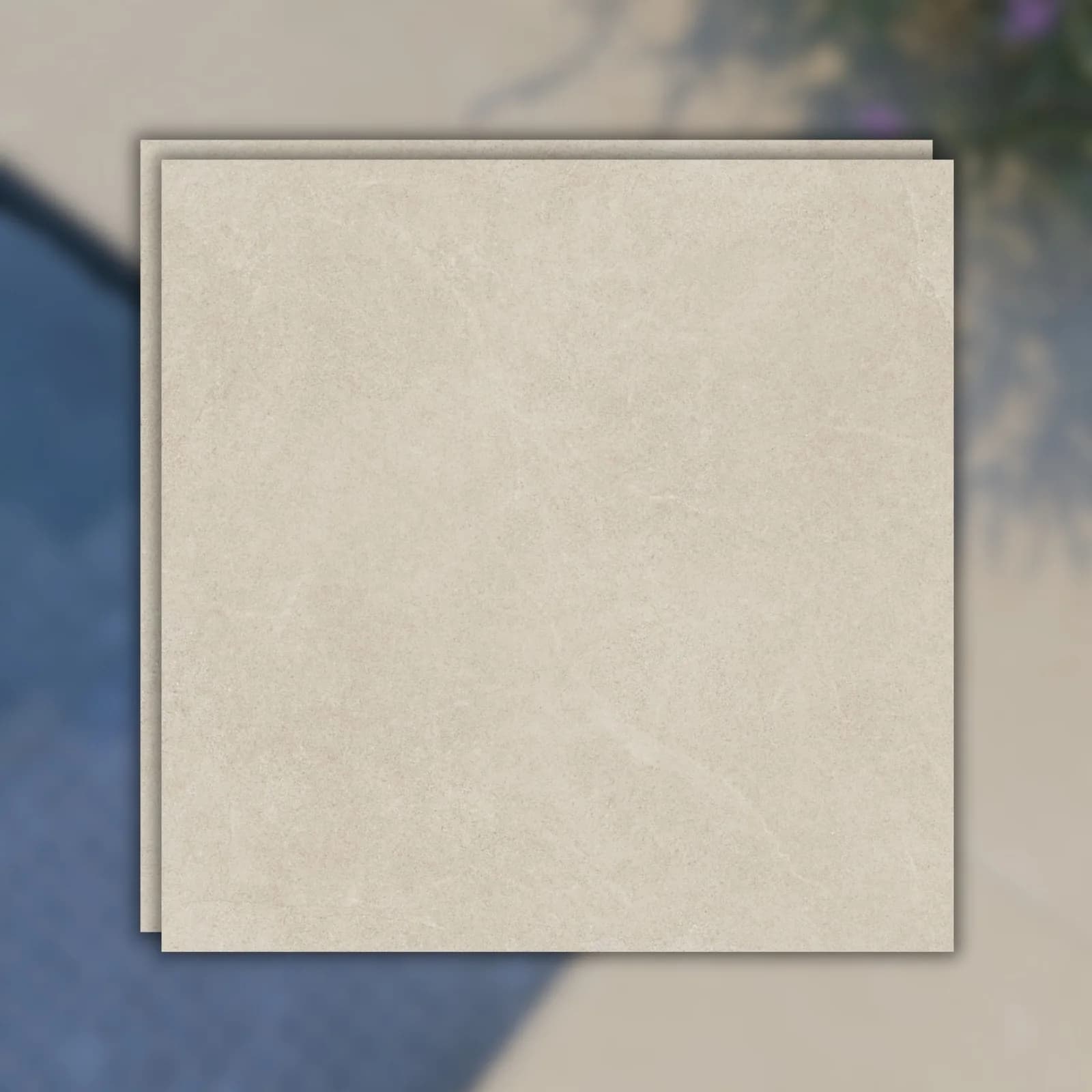 Porcelanato Bege Externo 120x120 Eliane Oris Brut 3D RET "A"