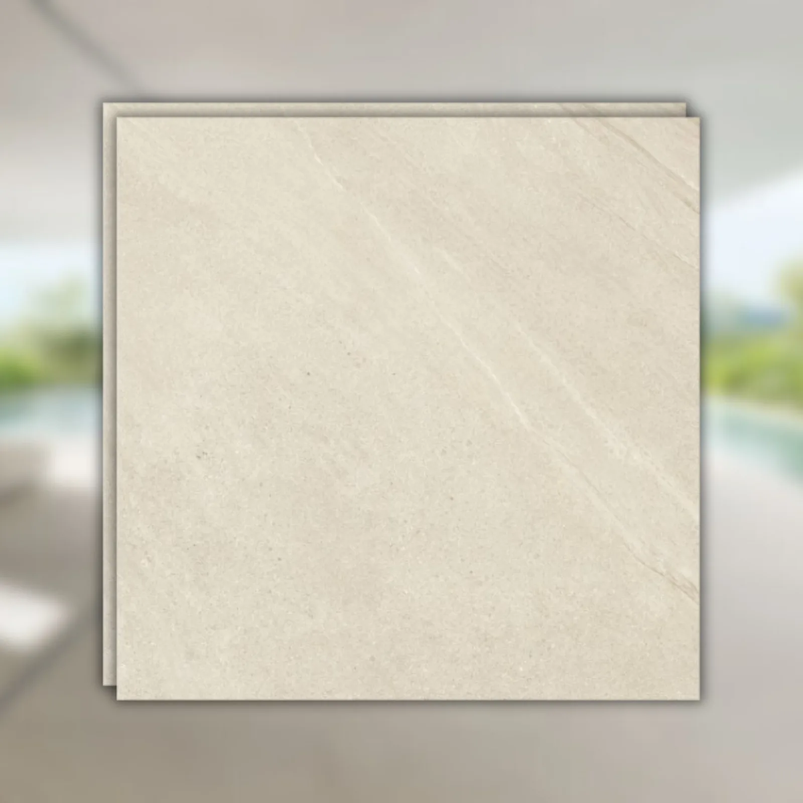 Porcelanato Bege Externo 90x90 Biancogres Oregon Beige RET "A"