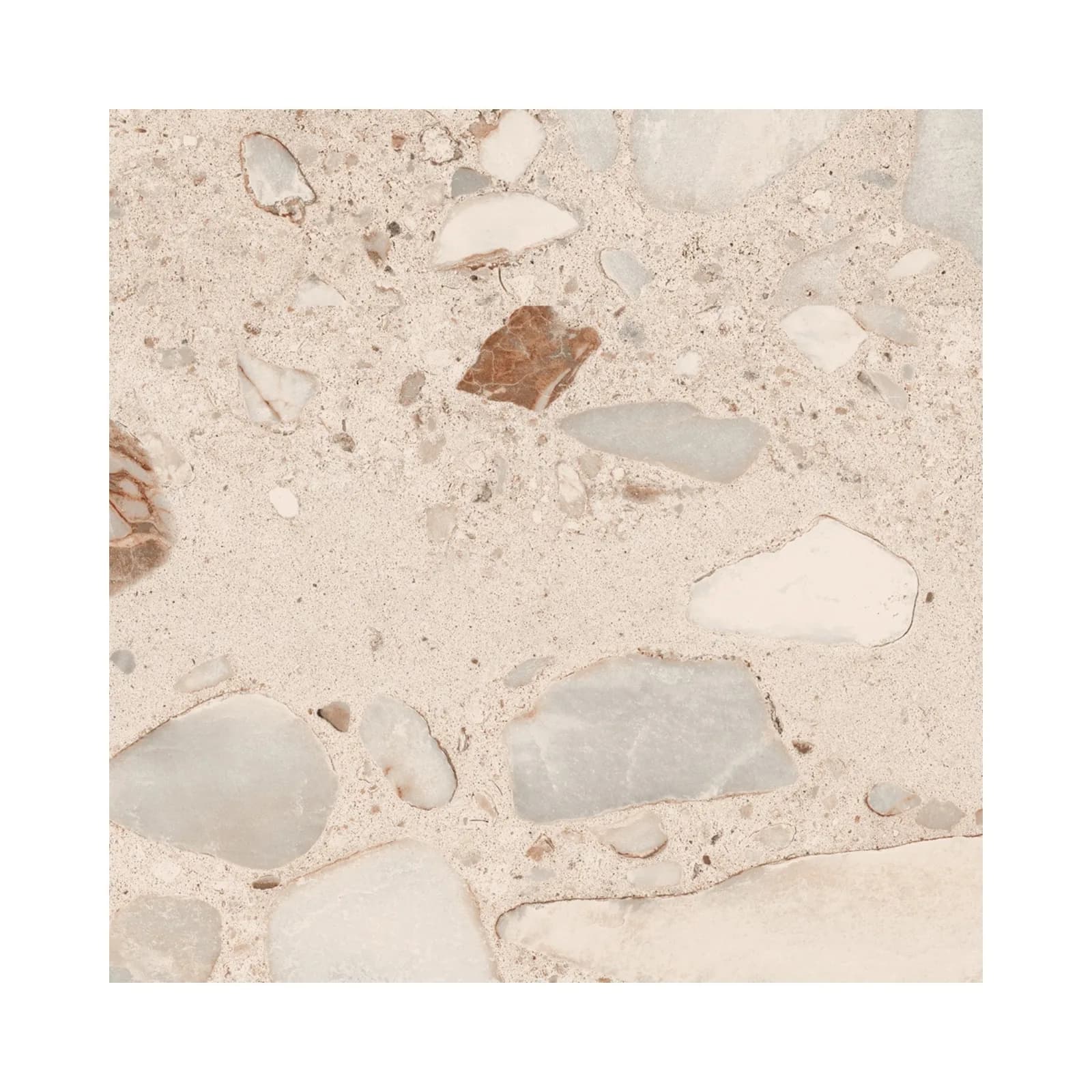 Porcelanato Bege Mate 120x120 Portinari Vestigios Bold "A"