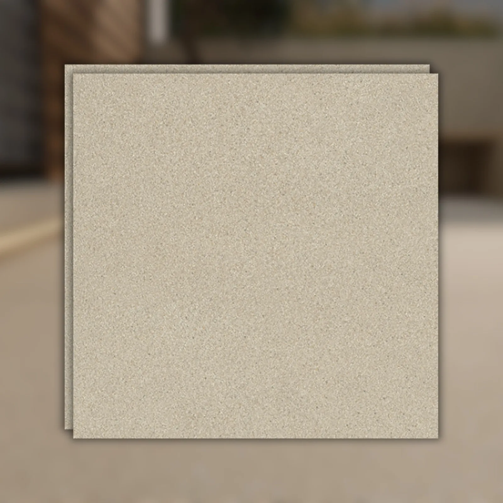 Porcelanato Bege Natural 108x108 Villagres Shizen RET "A"