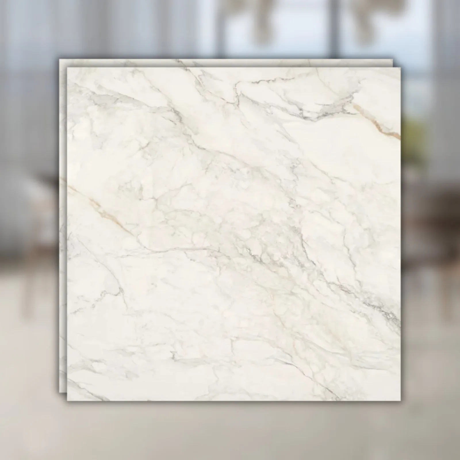 Porcelanato Bege Natural 120x120 Portobello Apuano Oro RET "A"