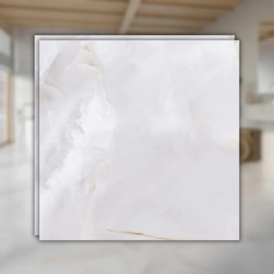 Porcelanato Branco Acetinado 60x120 Biancogres Onix Bianco Satin RET "A"