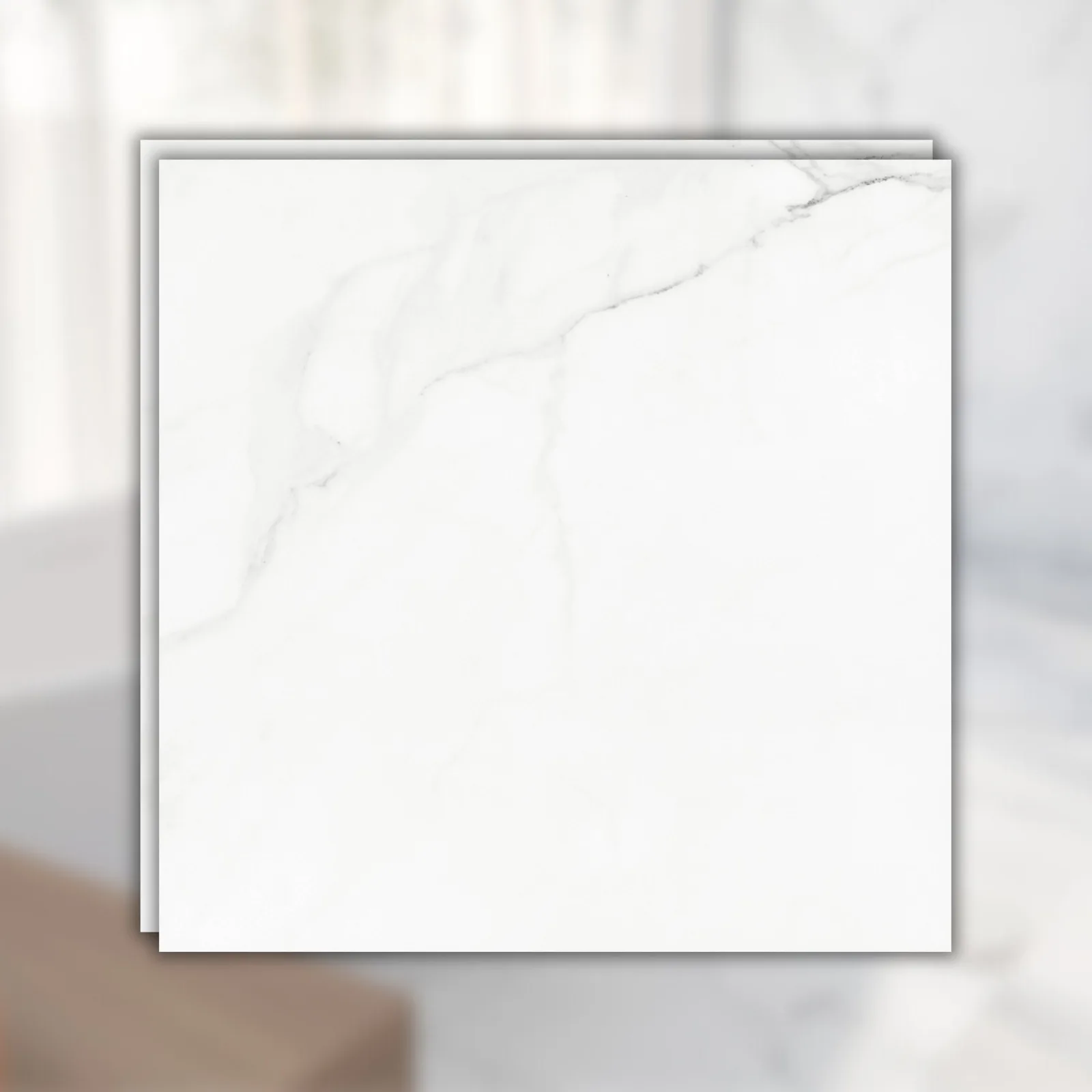 Porcelanato Branco Acetinado 60x60 Eliane Place RET "A"