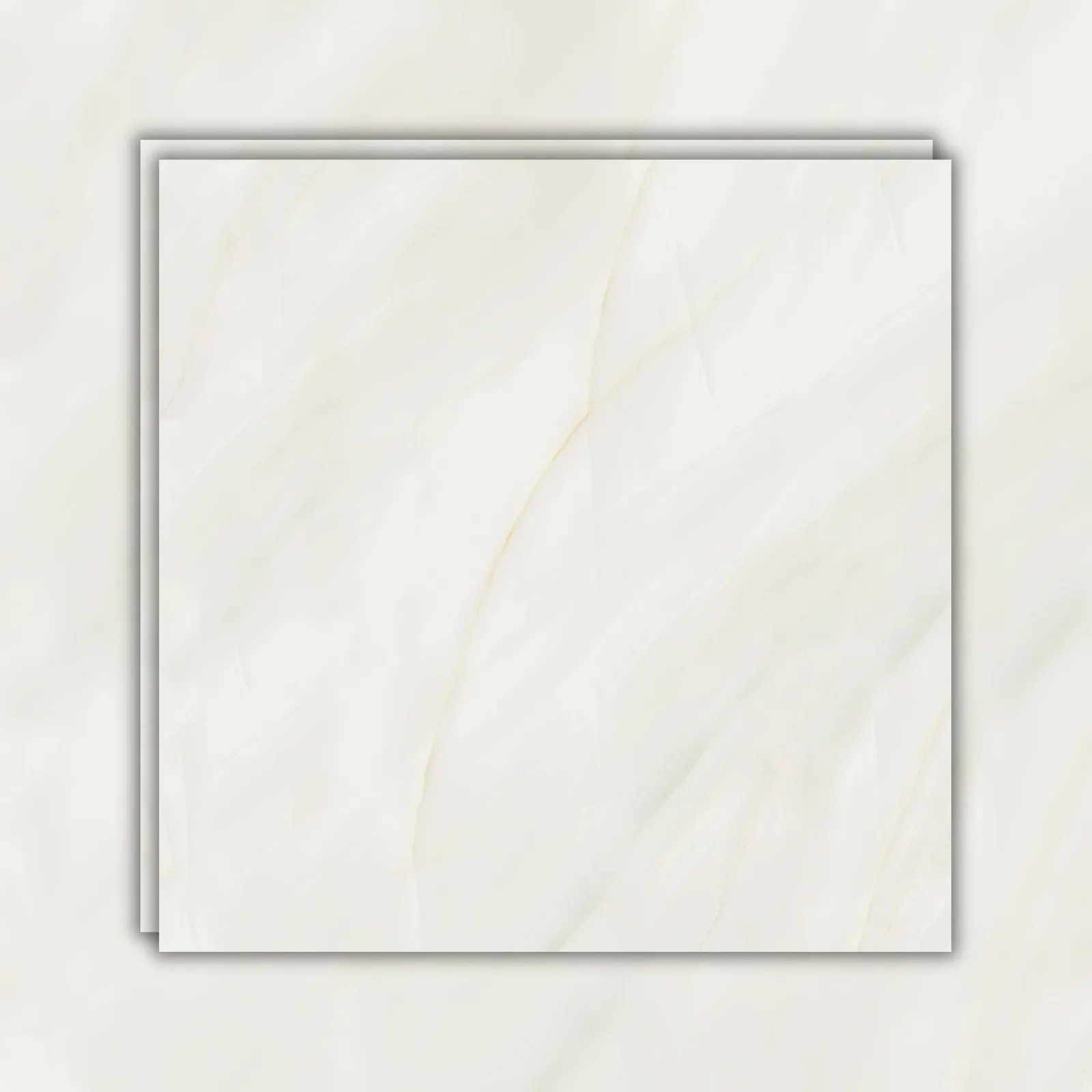 Porcelanato Branco Polido 120x120 Eliane Onix Cristal RET "A"