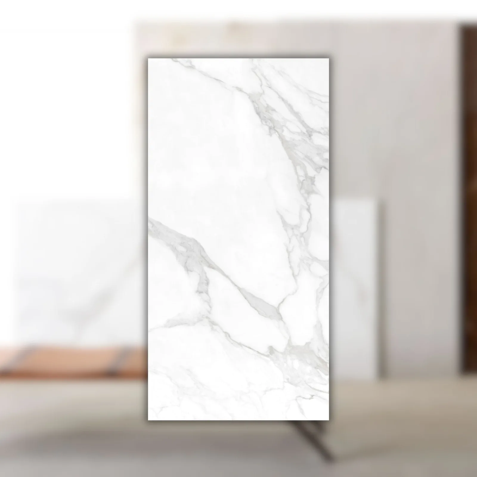 Porcelanato Branco Polido 120x240 Eliane Unique RET "A"