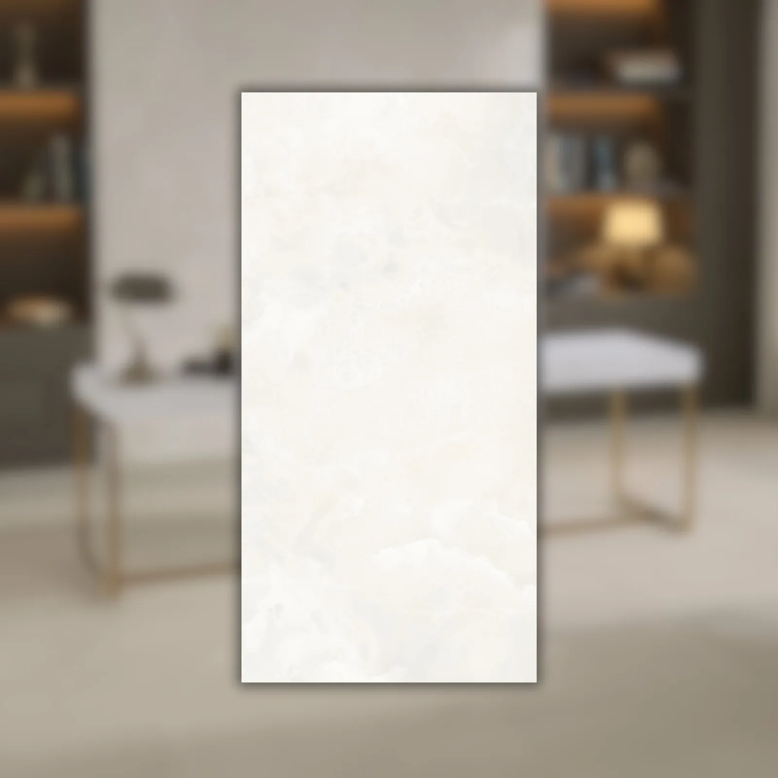 Porcelanato Branco Polido 60x120 Eliane Sacara Cristal RET "A"