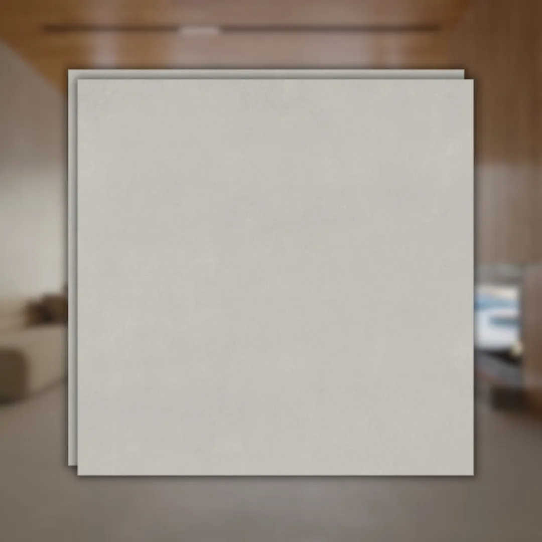 Porcelanato Cimento Acetinado 100x100 Biancogres Brooklyn Grey Satin RET "A"