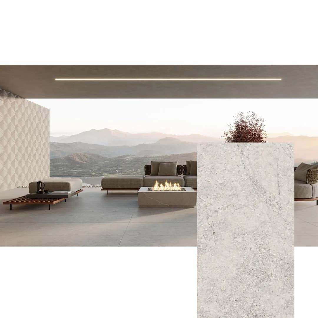 Porcelanato Cimento Externo Portinari Ritual 60x120 "C" SGR