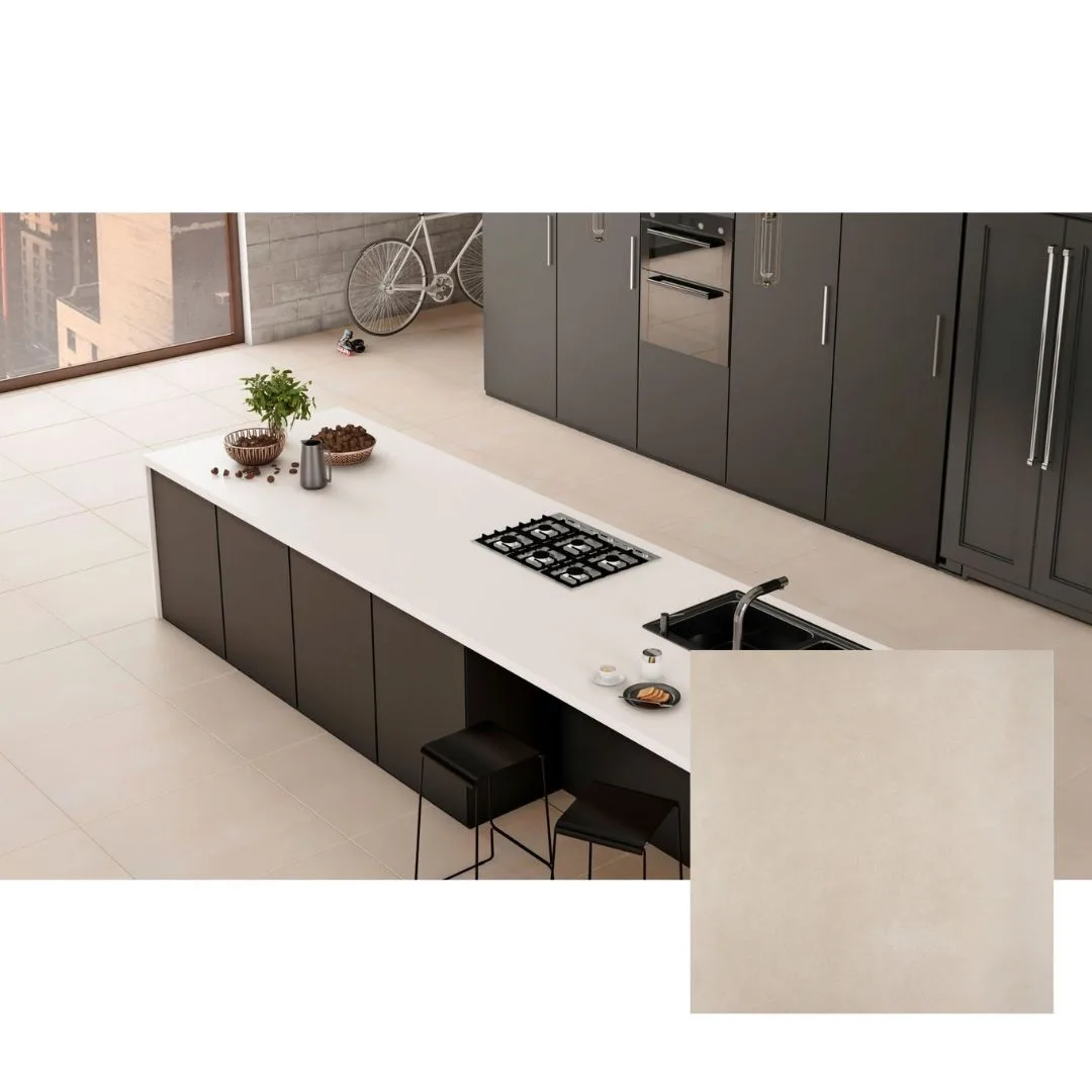 Porcelanato Cimento Externo Portobello Hit 80x80 "A" RET Camel