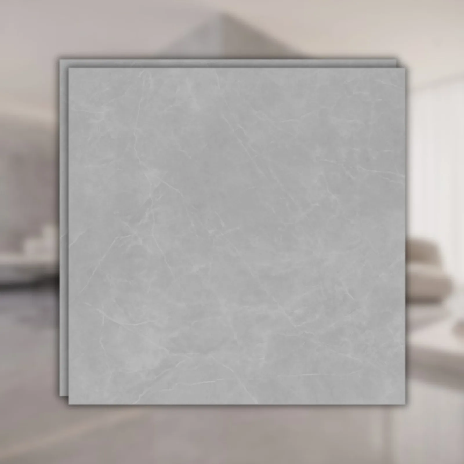 Porcelanato Cinza Acetinado 120x120 Biancogres Gris Armani Satin RET "A"
