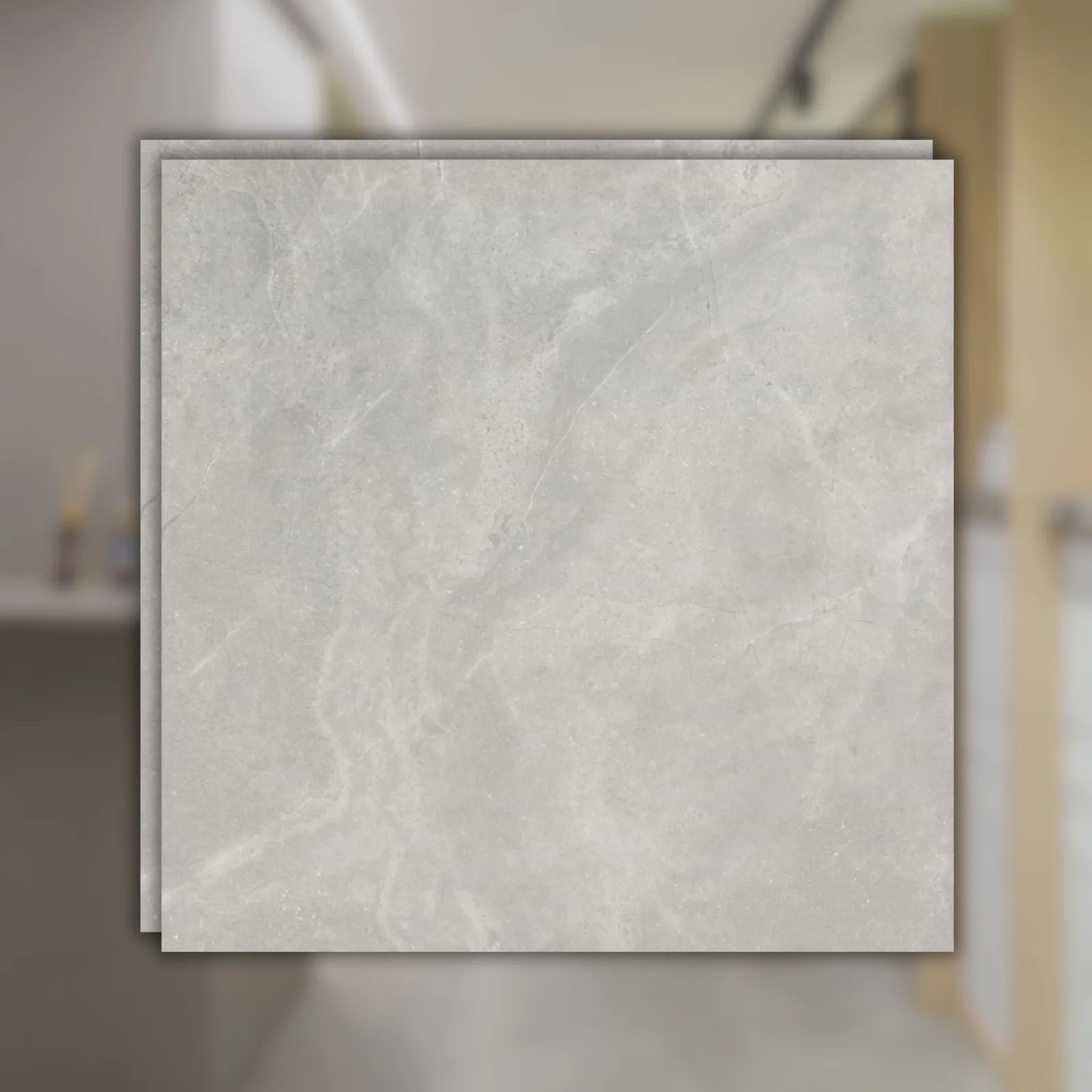 Porcelanato Cinza Acetinado 120x120 Eliane Dolmen RET "A"