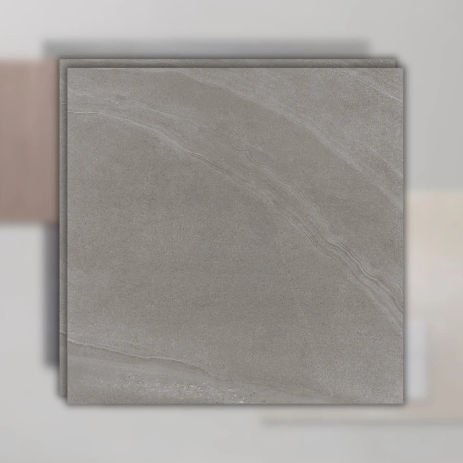 Porcelanato Cinza Acetinado 120x120 Eliane Khali RET "A"