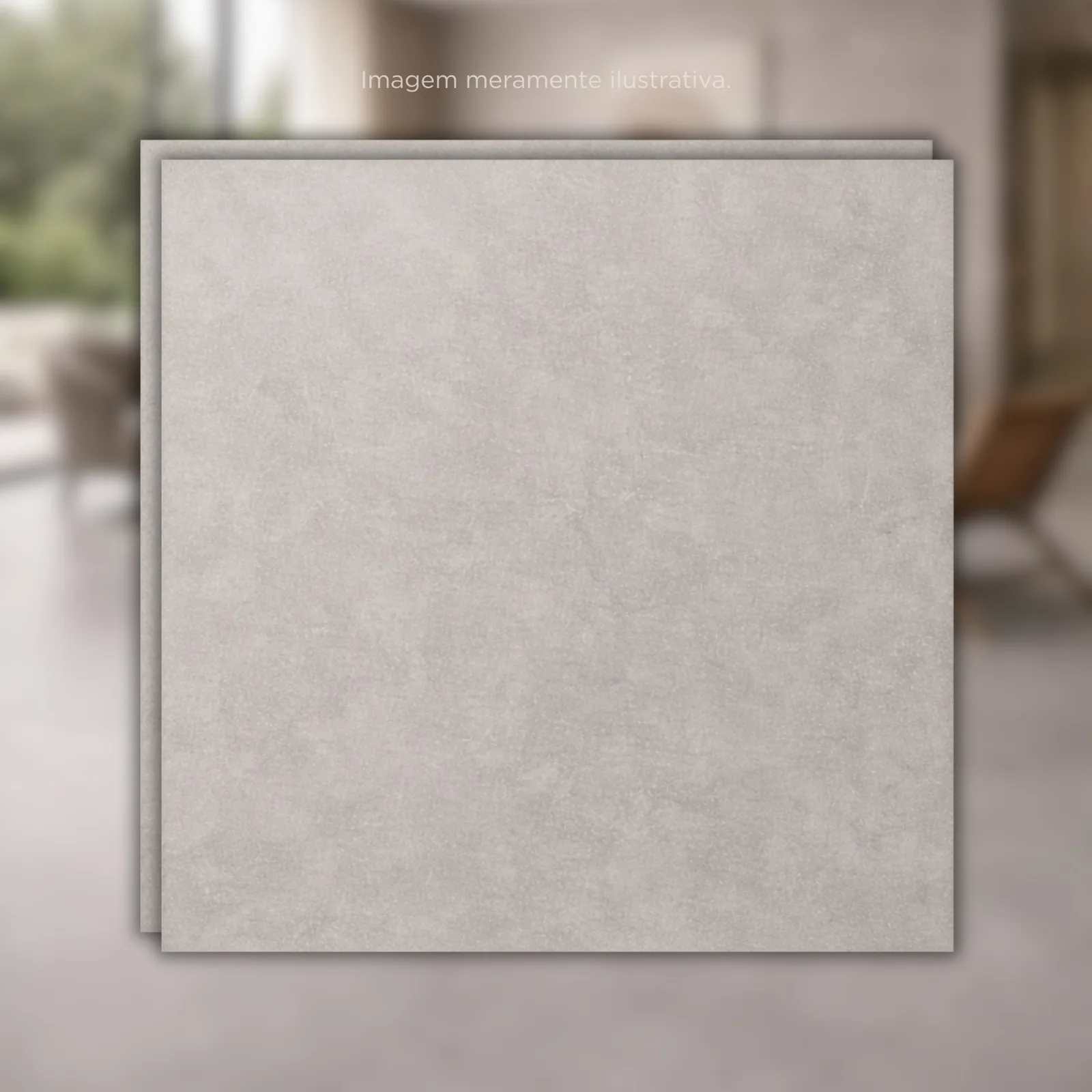 Porcelanato Cinza Acetinado 123x123 Vivace Newport Gray RET "A"