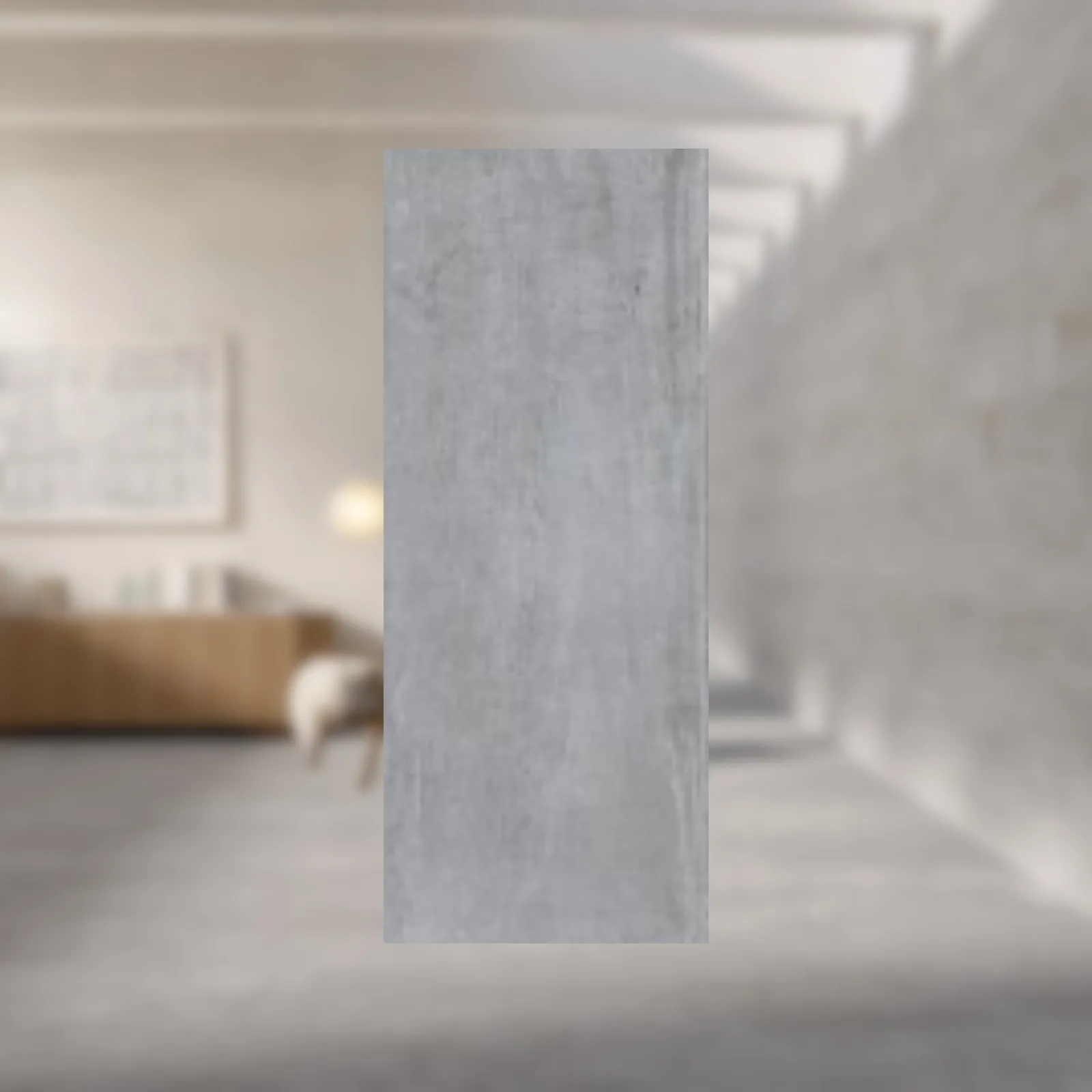 Porcelanato Cinza Acetinado 20x120 Biancogres Legado Grigio RET "A"