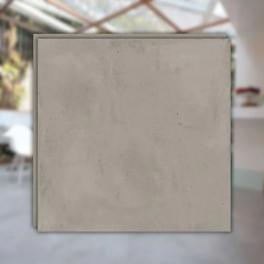 Porcelanato Cinza Acetinado 90x90 Decortiles Concreto Aparente RET "A"