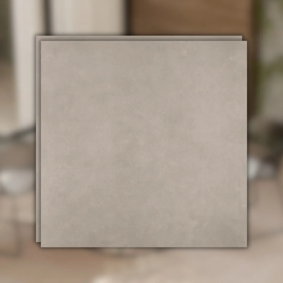Porcelanato Cinza Externo 80x80 Portobello Hit Fendi RET "A"