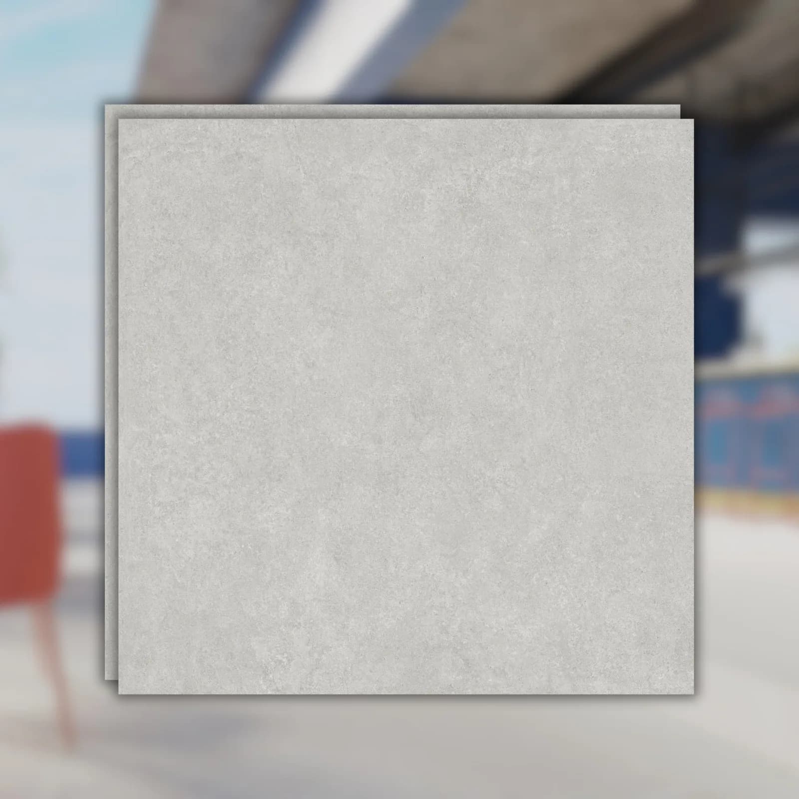 Porcelanato Cinza Hard 80x80 Ceusa Community RET "A"