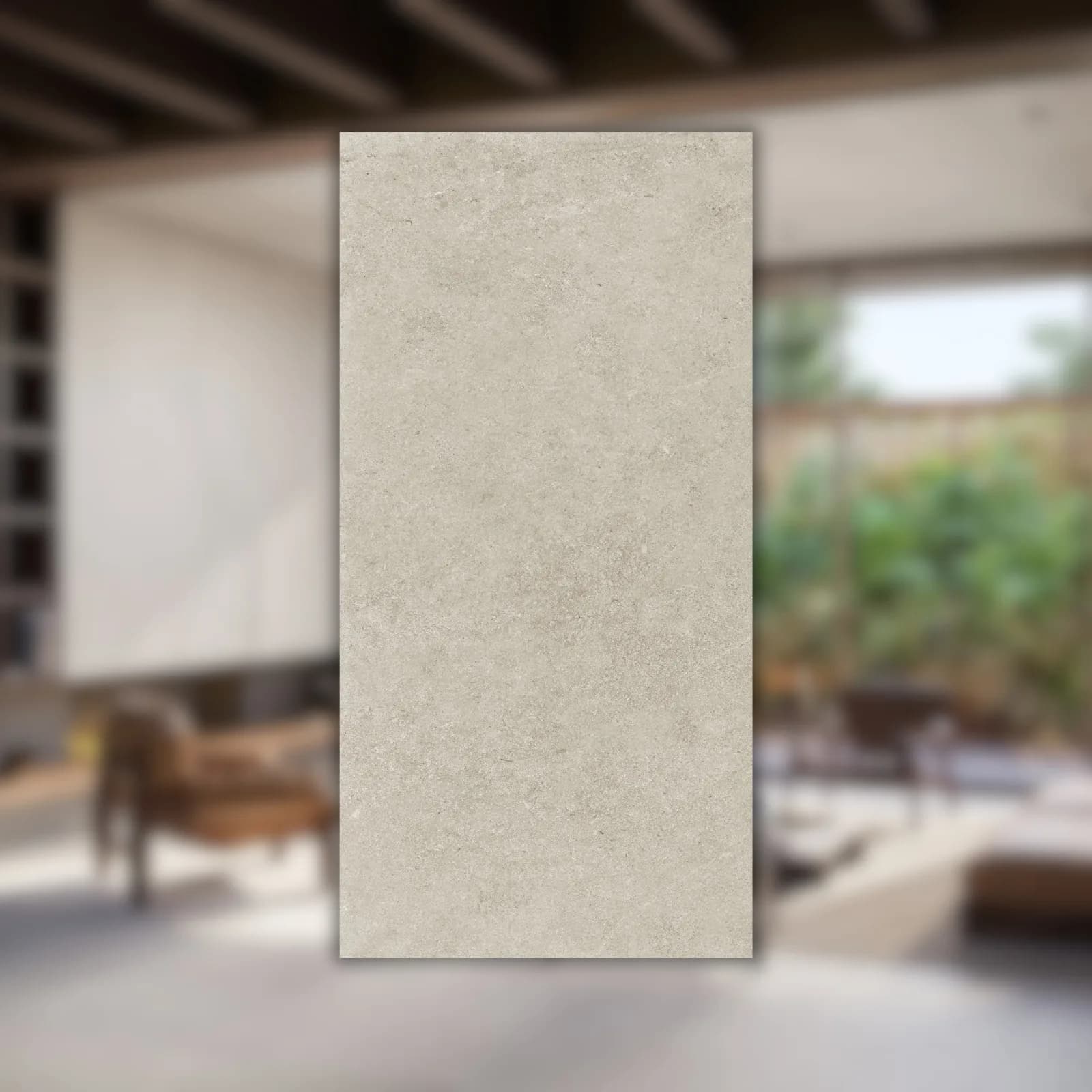 Porcelanato Cinza Mate 60x120 Roca Limestone Lm Greige RET "A"