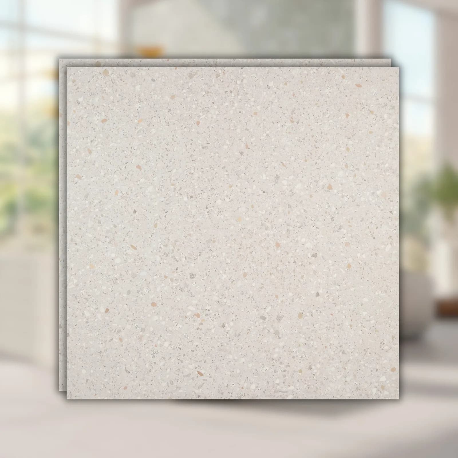 Porcelanato Cinza Natural 90x90 Portobello Beats Bone RET "A"