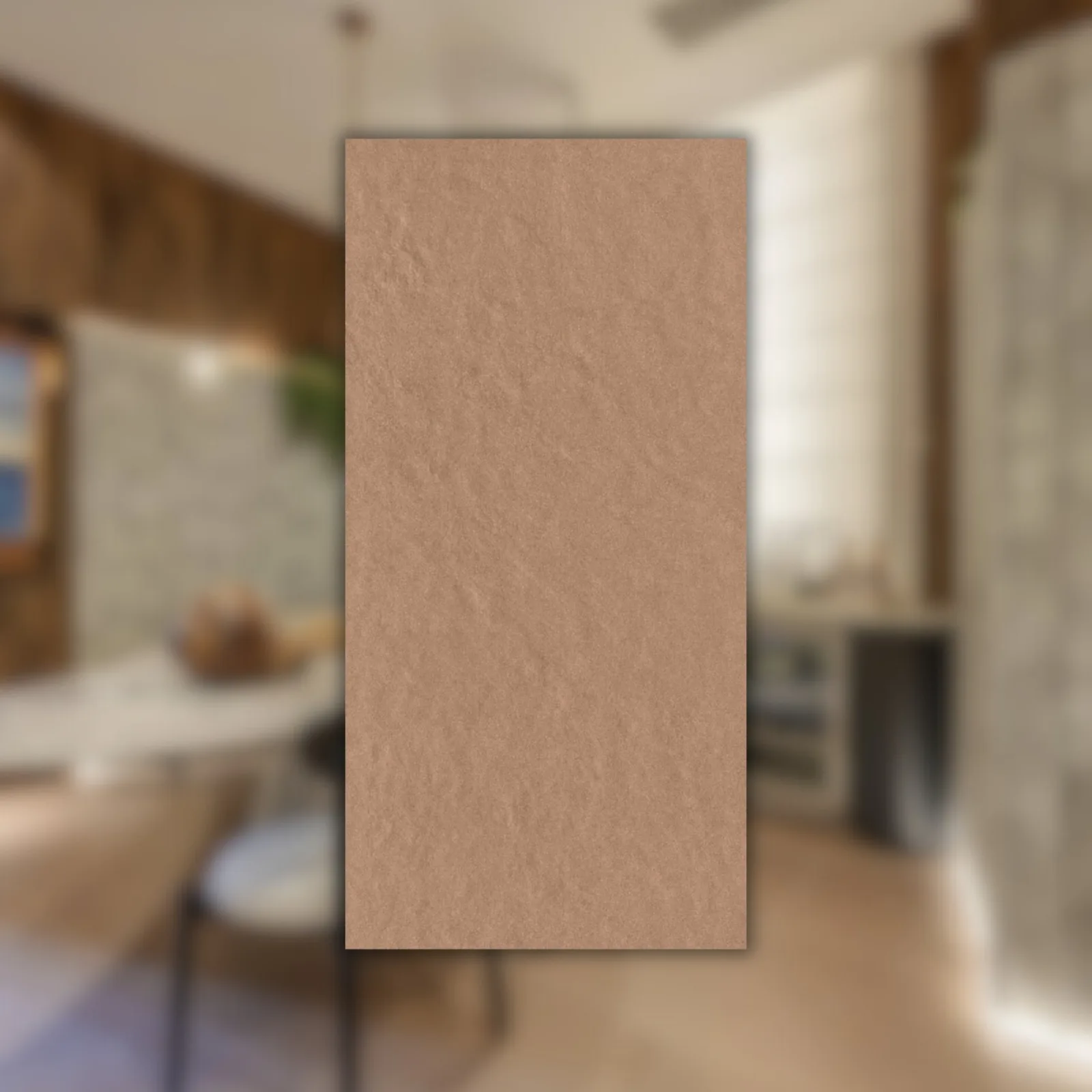 Porcelanato Marrom Mate 60x120 Eliane Fgmf Silica Taipa RET "A"