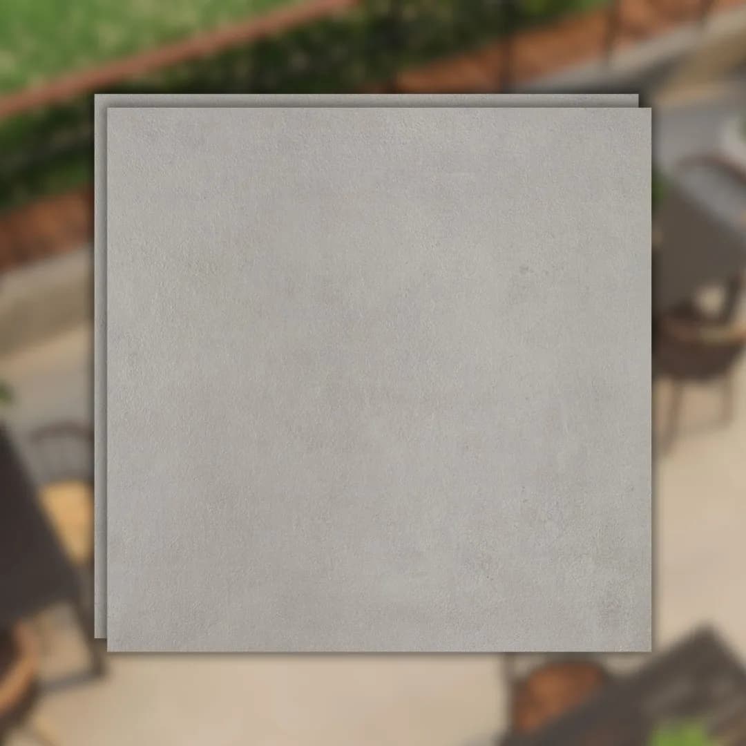 Porcelanato Cinza Externo 90x90 Eliane State Cement RET "A"