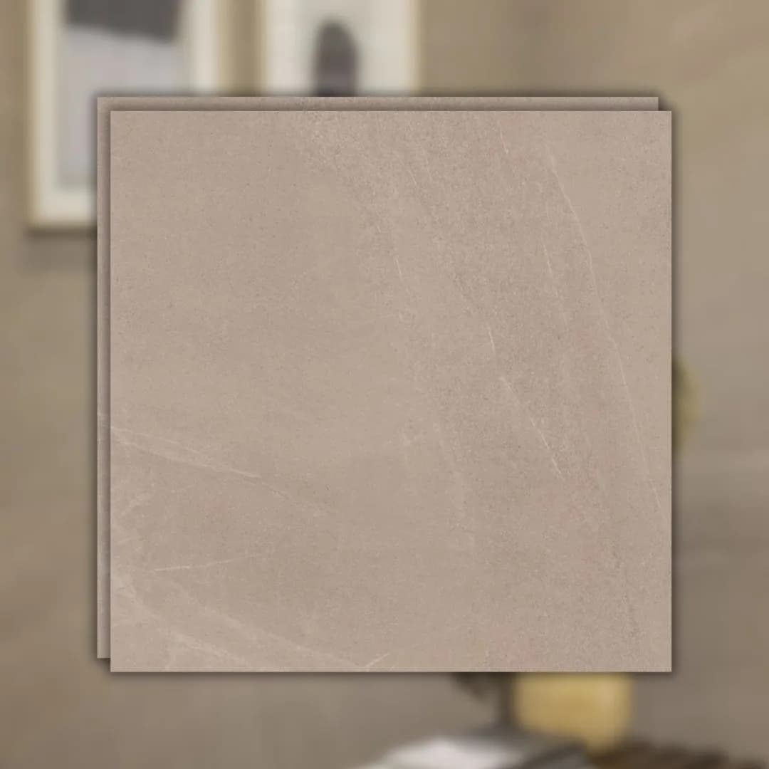Porcelanato Bege Externo 84x84 Eliane Gobi Greige RET "A"