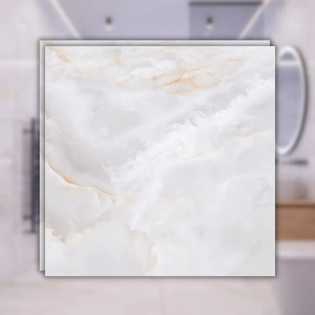 Porcelanato Branco Polido 120x120 Biancogres Onix Bianco Lux RET "A"