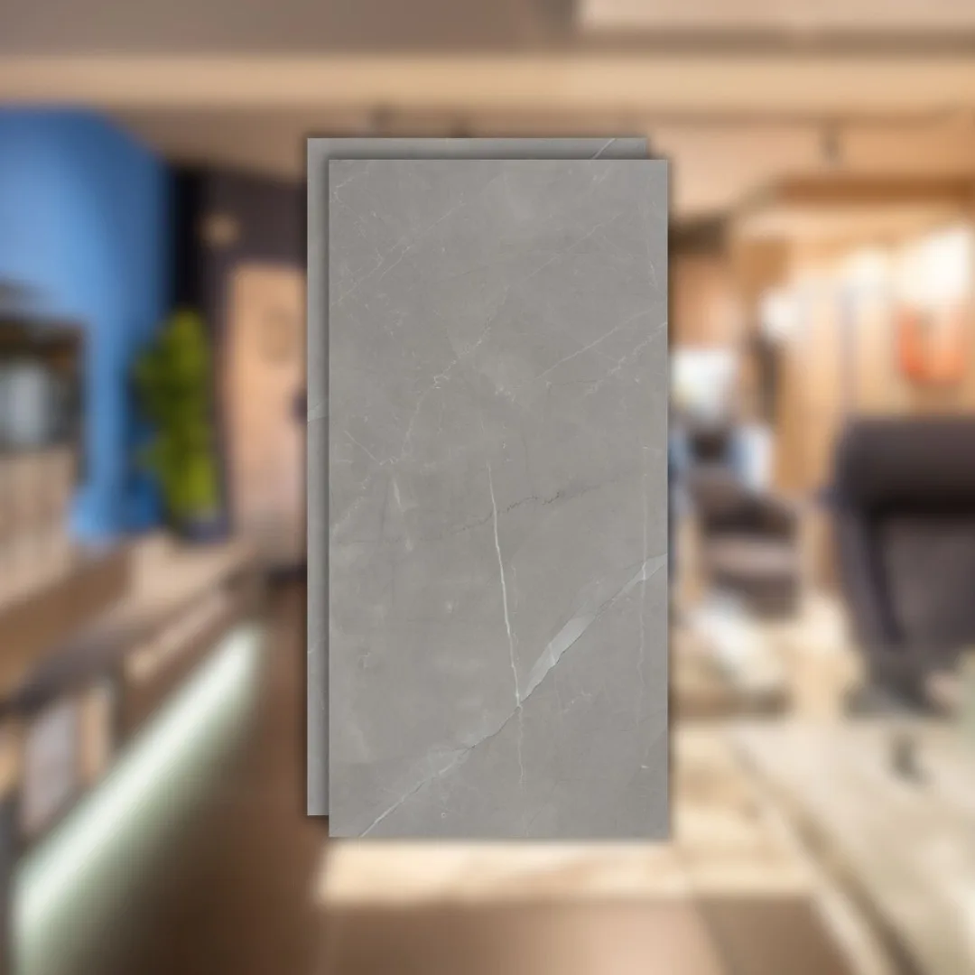 Porcelanato Marmorizado Cinza Acetinado 60x120 Eliane Pulpis Gray RET