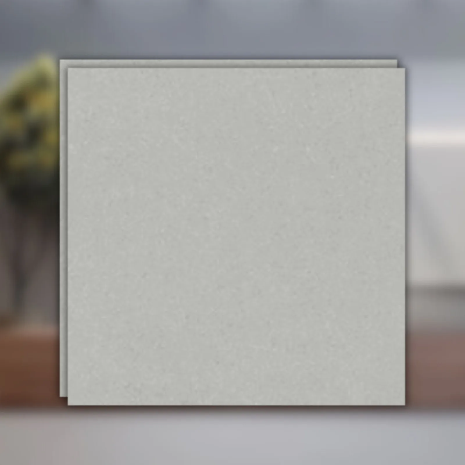 Porcelanato Cinza Natural 87,7x87,7 Cimento Portinari Boulevard SGR RET "A'