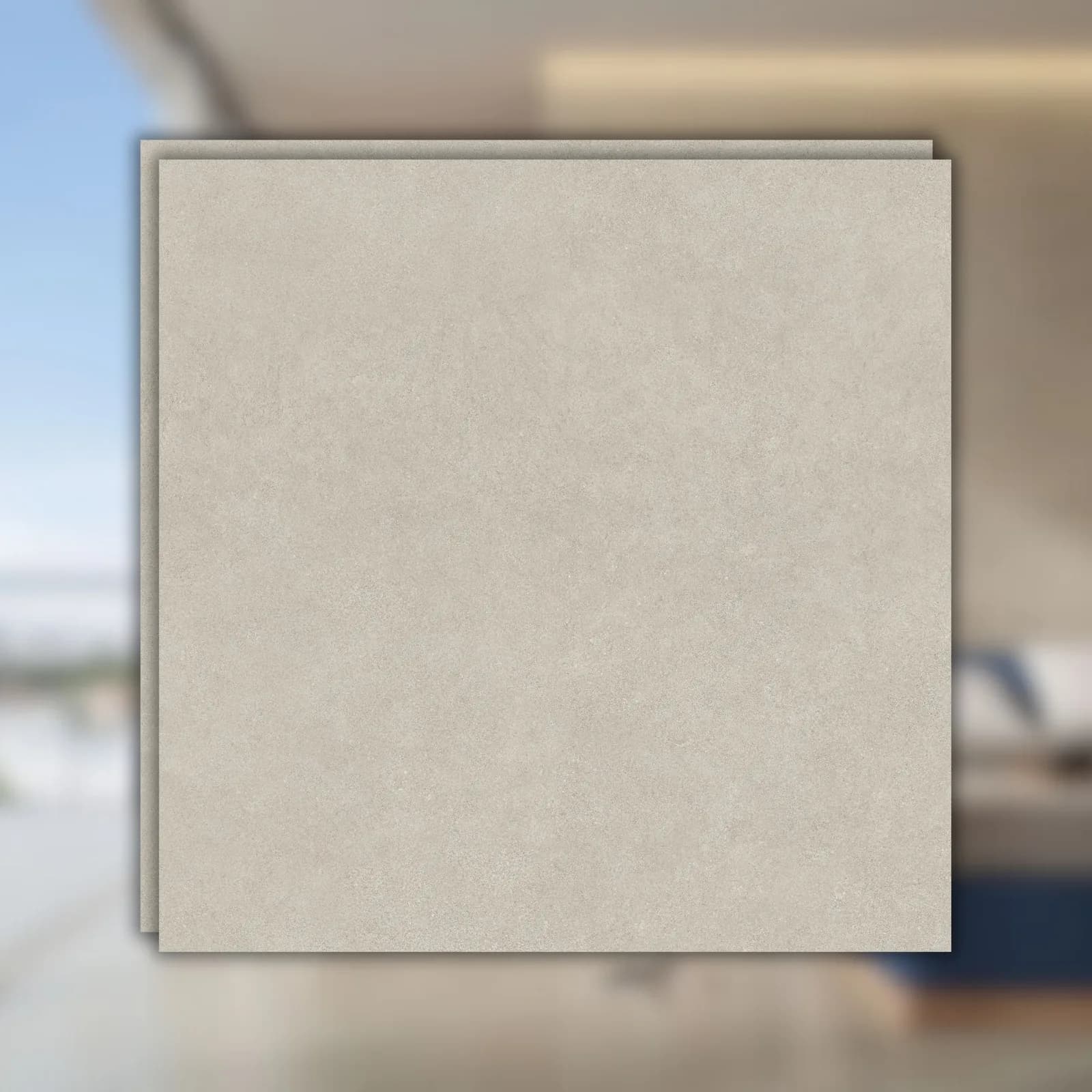 Porcelanato Cinza Hard 90x90 Portinari Metropolis Sgr RET "C"