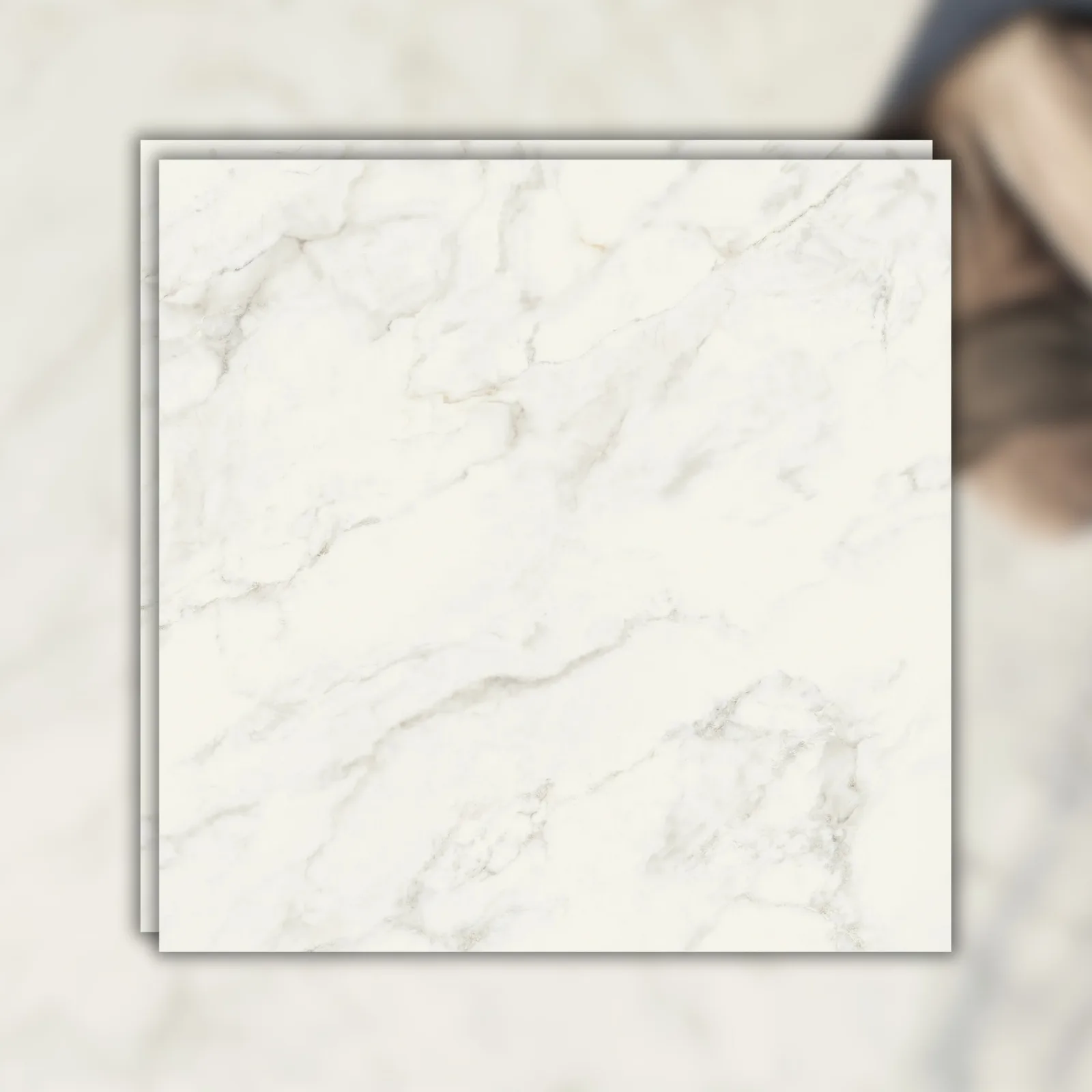 Porcelanato Branco Esmaltado Natural 120x120 Portobello Chiaro Di Versilia RET "A"