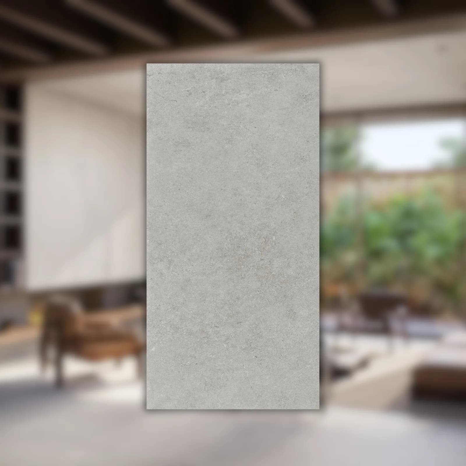Porcelanato Cinza Mate 80x120 Roca Limestone Lm Gray RET "A"