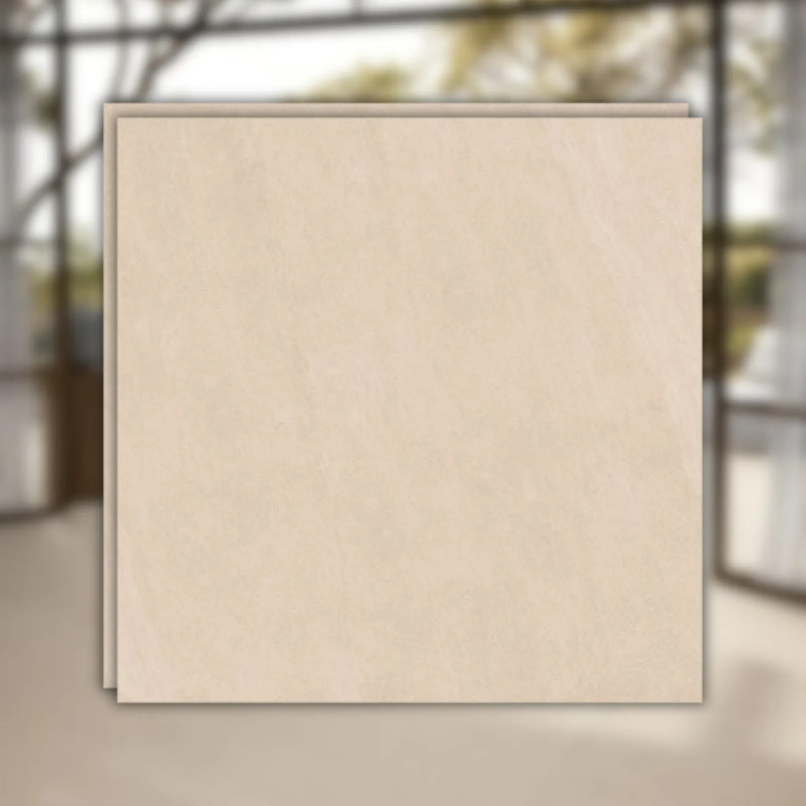 Porcelanato Bege Acetinado 90x90 Biancogres Nantes Beige Satin RET "A"