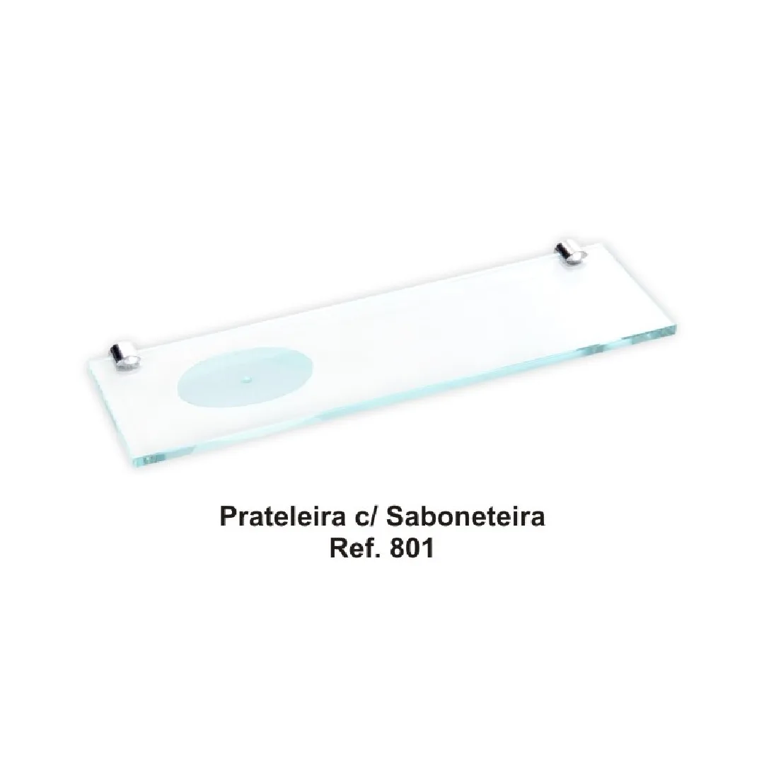 Prateleira Luxban Box Cristal 801 C/sabonet
