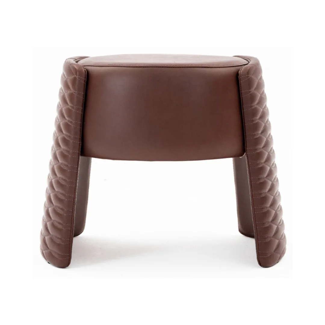 Puff Laterais Arqueadas 45 x 54,5 x 54,5 Salva Design Mobiliário Ábaco