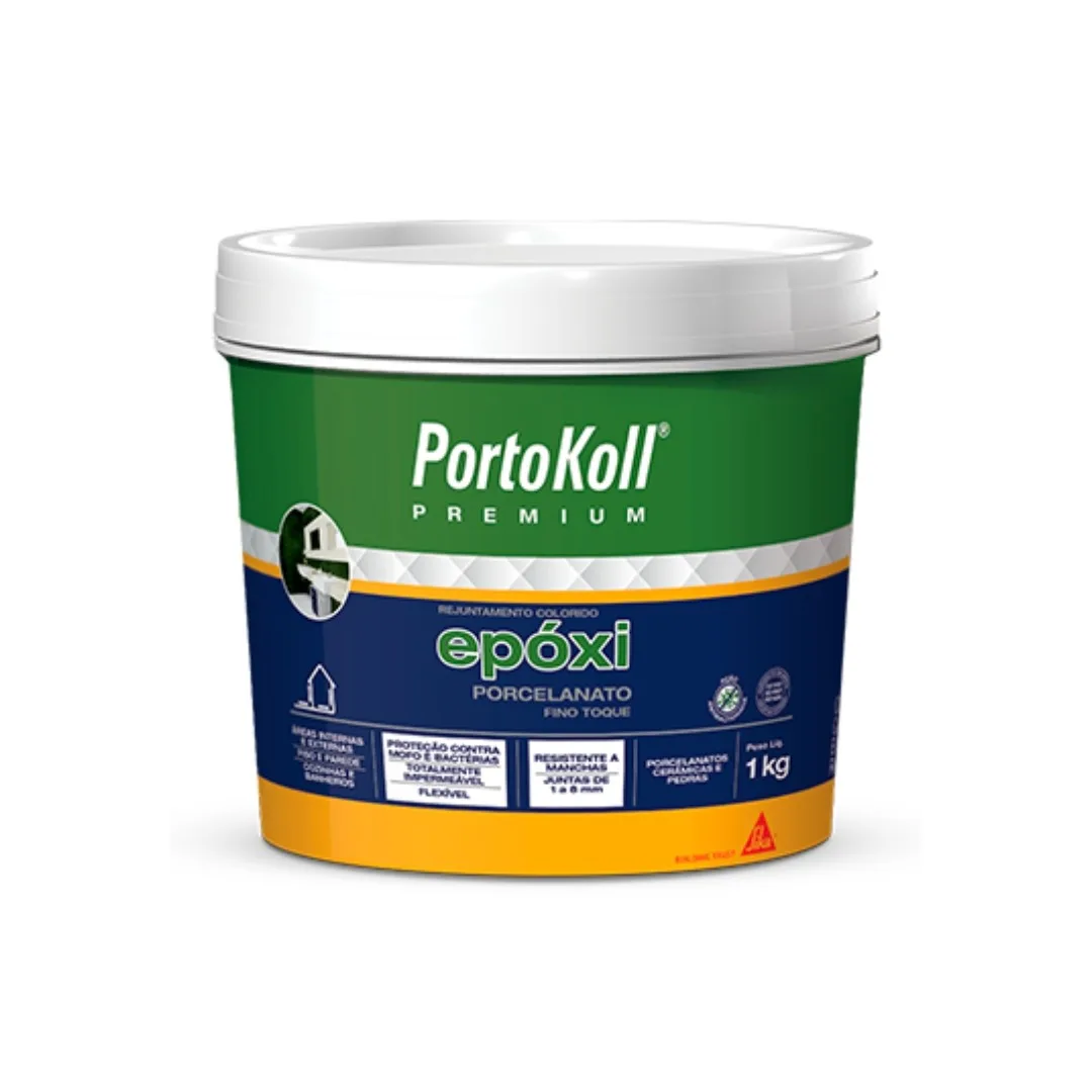 REJUNTE EPOXI PORTKOLL PORCELANAT 1,0KG PALHA