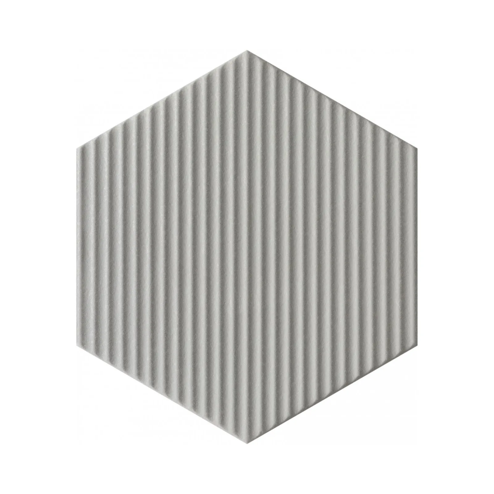 Revestimento Cinza Metalizado 18x20,8 Decortiles Kroma Hex Velvet Prata Bold "A"