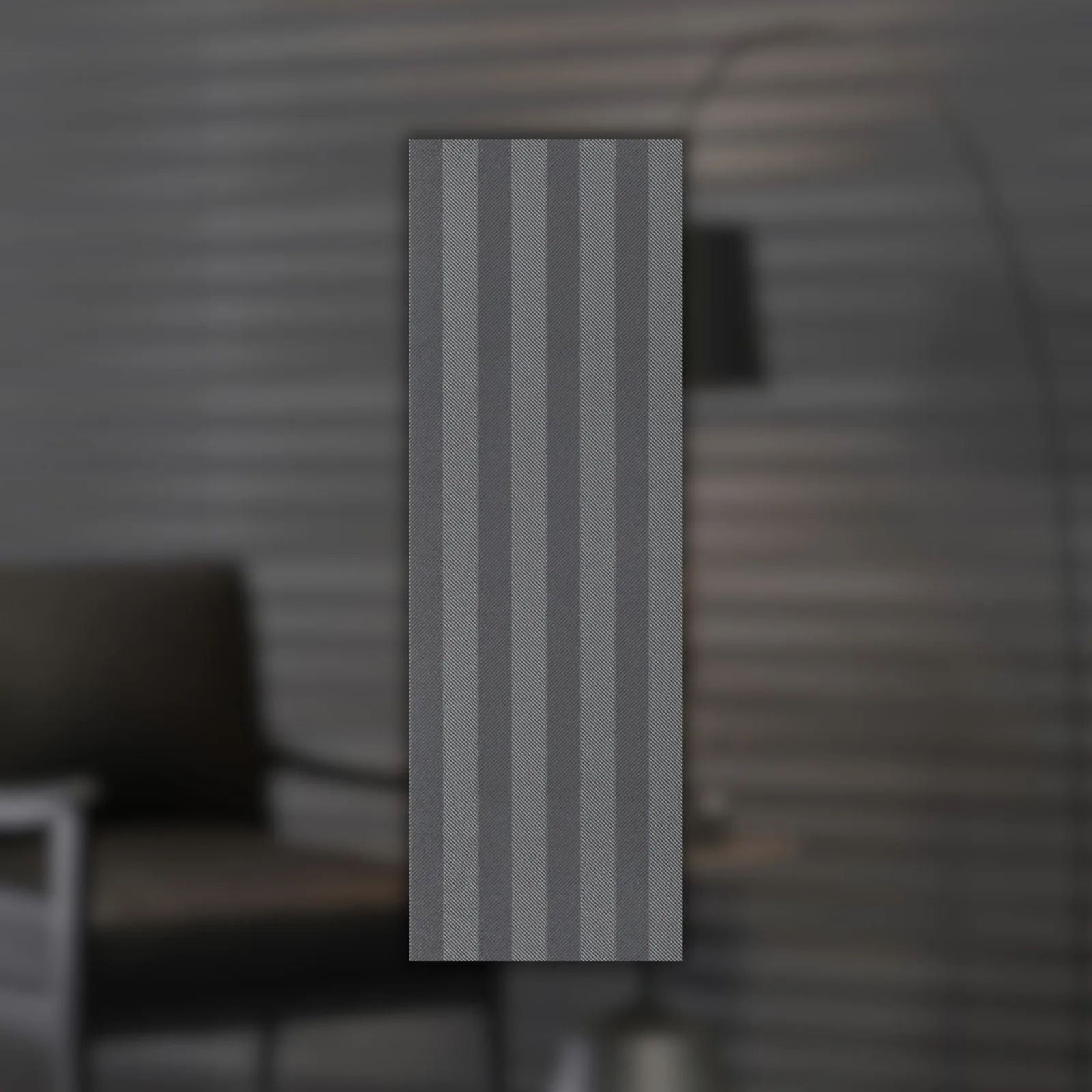 Revestimento Cinza Acetinado 30x90 Decortiles Line Chumbo RET "A"