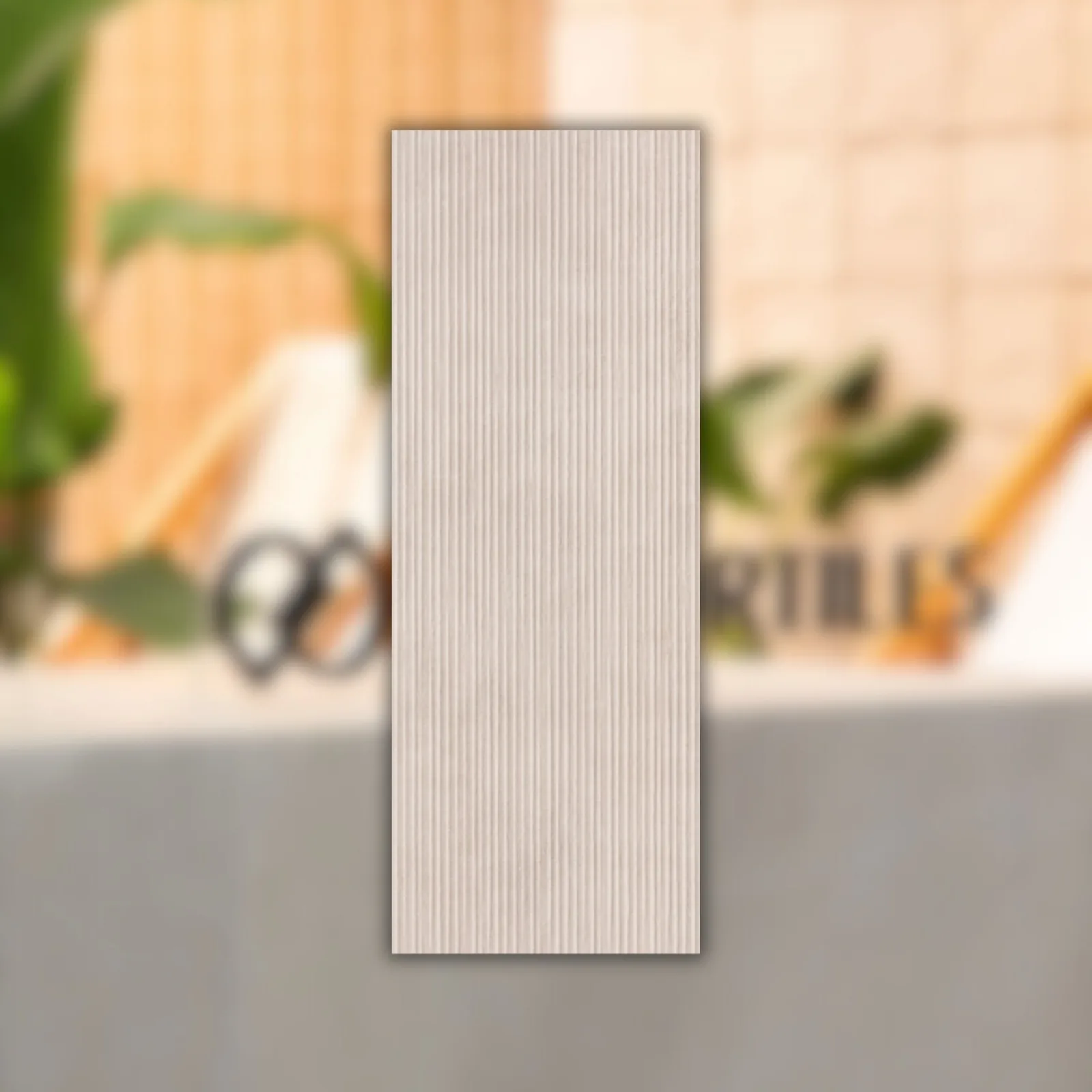 Revestimento Bege Mate 45x120 Decortiles Sampa Frieze Fendi RET "A"