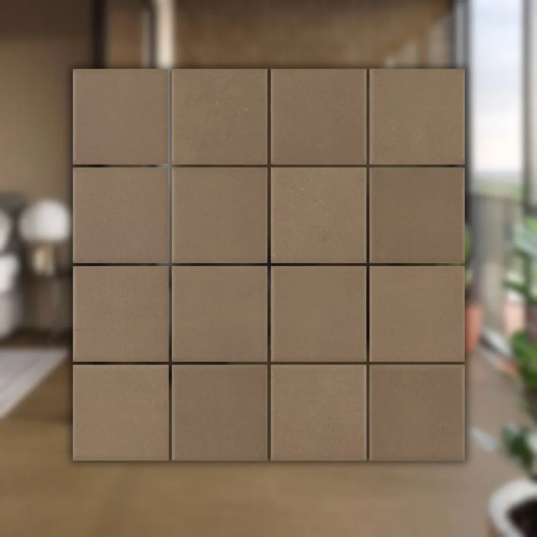 Revestimento Polido Eliane Neutral Mesh Moka 7,5x7,5 "A"