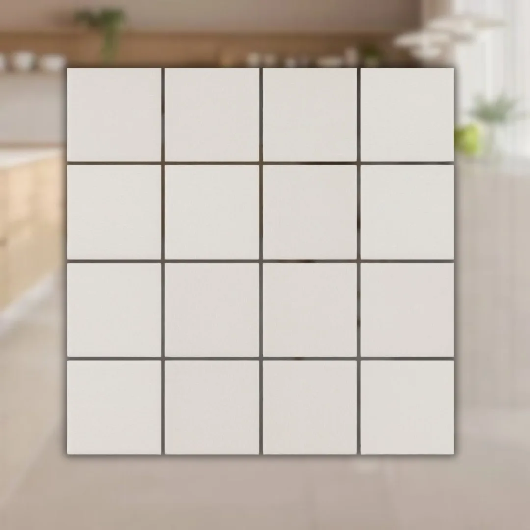 Revestimento Polido Eliane Neutral Mesh Off White 7,5x7,5 "A"