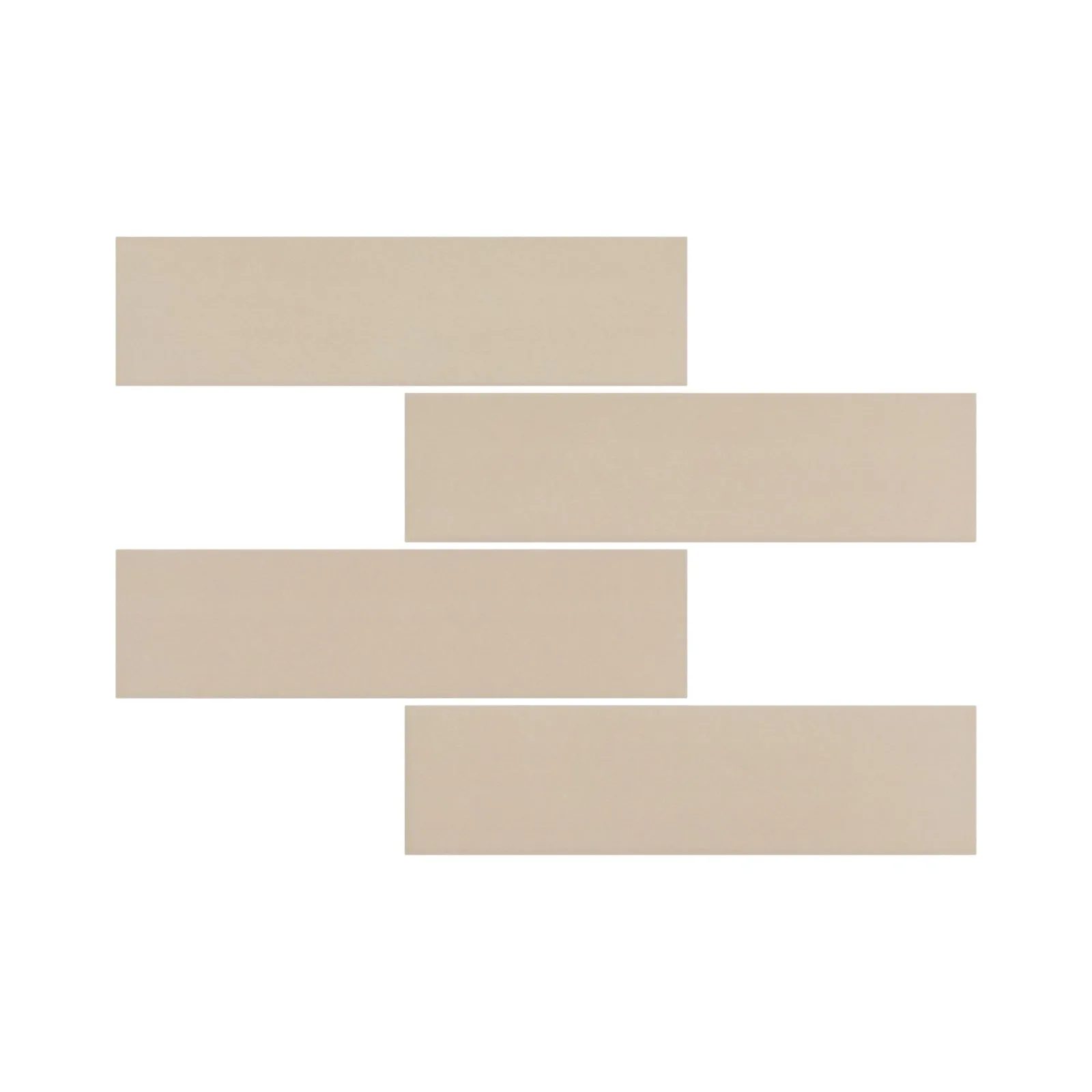 Revestimento Tijolinho Bege Acetinado 7x26 Eliane Neutral Marfim Mesh MA "A"