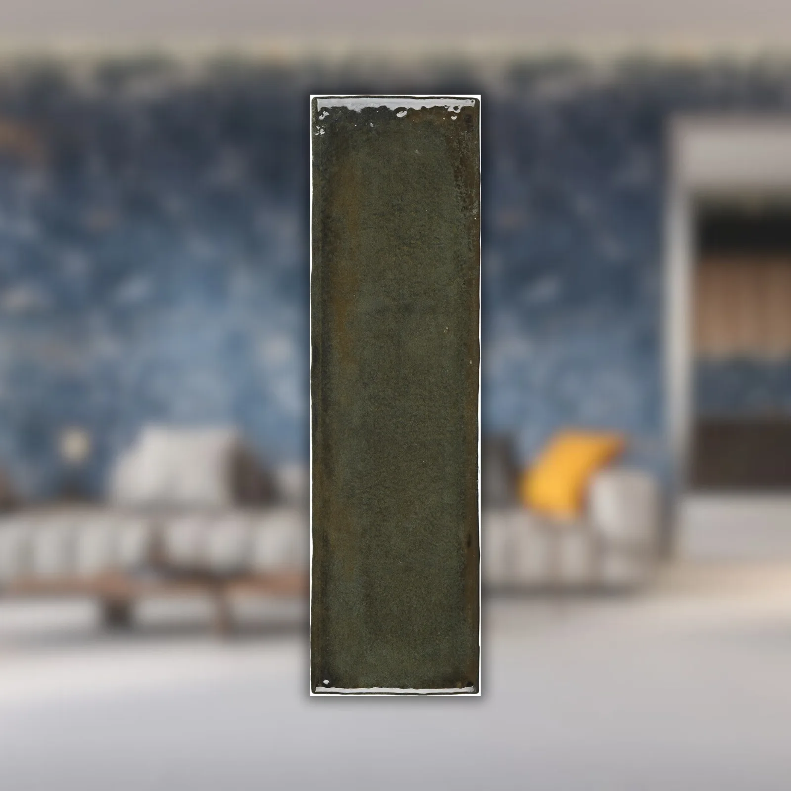 Revestimento Verde 6,5x23 Portobello Artfact Leaf Br Bold "A"