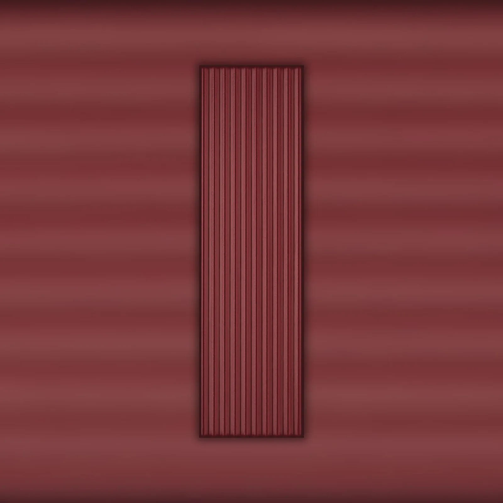 Revestimento Vermelho Escuro 7x24,4 Portobello Ligne Magenta Mate Bold "A"