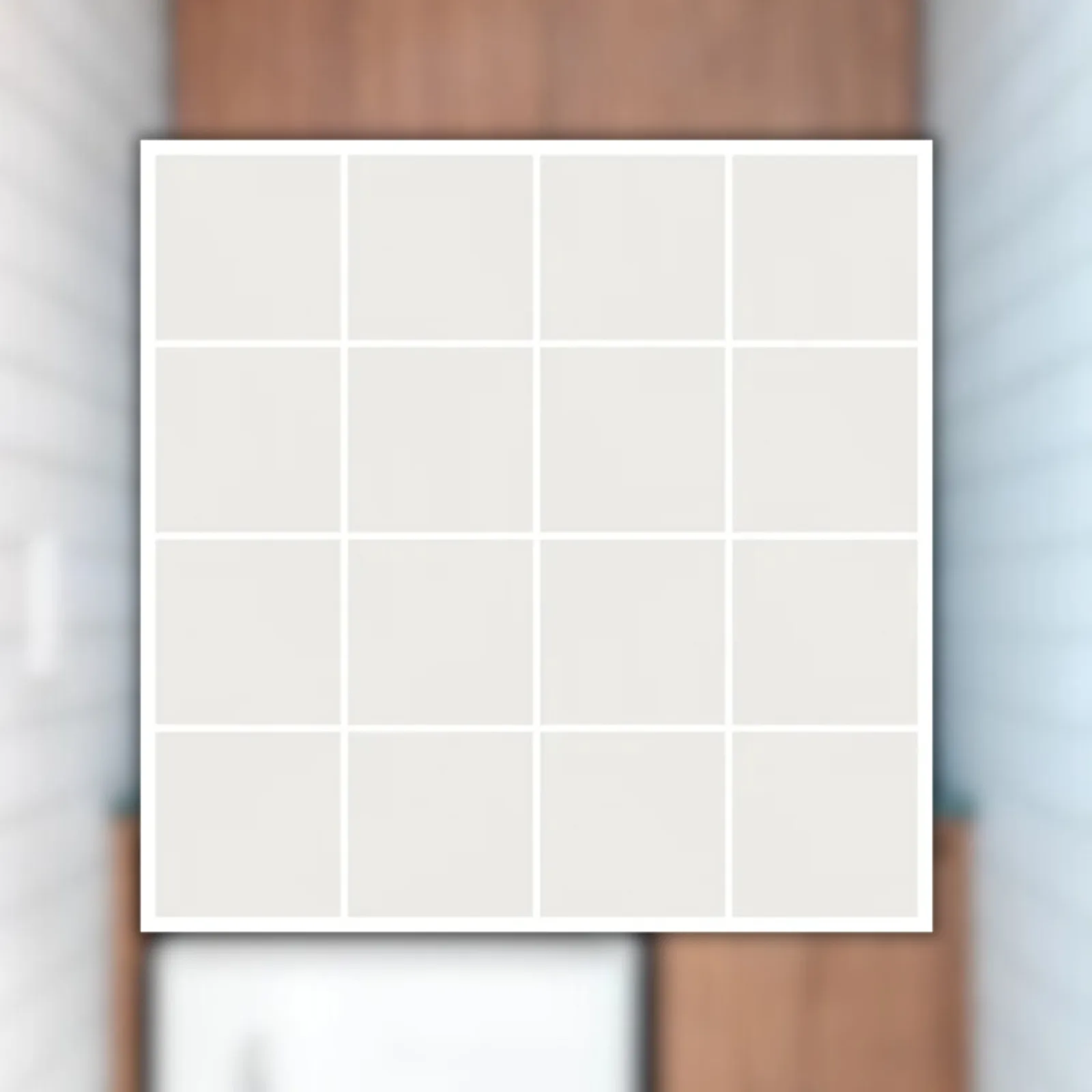 Revestimento Branco Mate 7,5x7,5 Portobello Surfaces (Tela30x30) Glacier