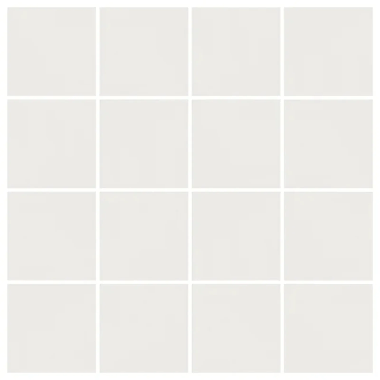 Revestimento Branco Mate 7,5x7,5 Portobello Surfaces (Tela30x30) Glacier