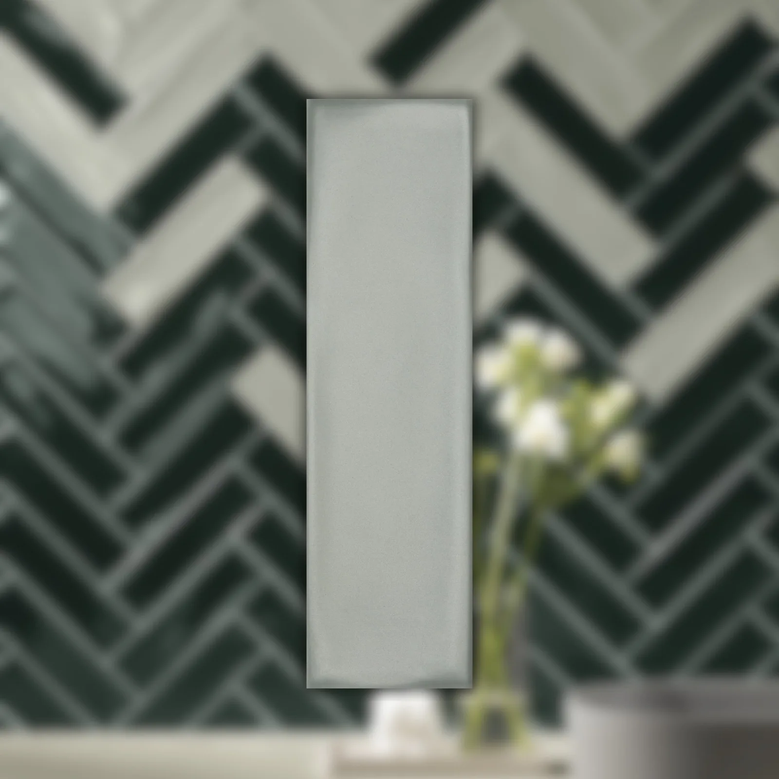 Revestimento Cinza Portobello Vivant Sauge 7x24 Mate Bold "A"